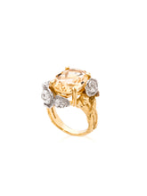 Load image into Gallery viewer, Garden of Eden Cocktail Ring with Citrine
