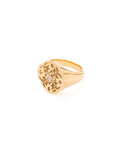 Load image into Gallery viewer, Fleur de Lis Signet Ring