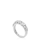 Load image into Gallery viewer, White Gold Grape Vine Stacker Ring 