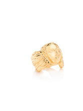 Load image into Gallery viewer, Yellow Gold Cherub Cocktail Ring 